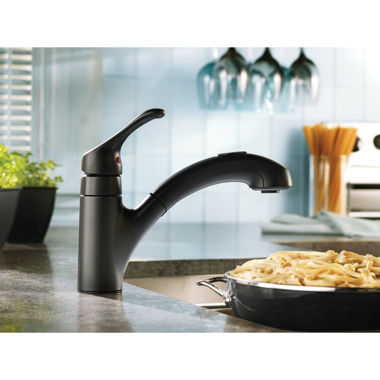 CA87316BL W Moen Renzo Single Handle Kitchen Faucet With Duralock   Renzo Single Handle Kitchen Faucet With Duralock 